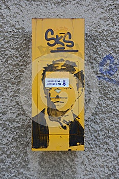 Public Transport Ticket Validator in Kladno - Street Art, Czech Republic, Europe