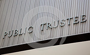 Public Trustee Building Sign photo