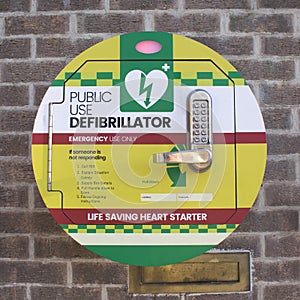 Public Use Emergency Heart Defibrillator