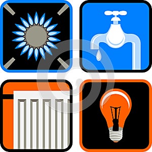 Public Utilities Icon Set