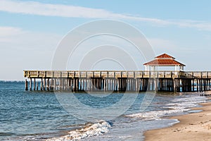 Public Viewing Pier at Buckroe Beach in Hampton, VA