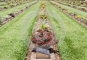 Public war cemetery Don Rak is the historical monuments of allied prisoners of the world war II in T