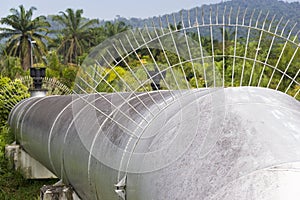 Público Agua entregar tubo 