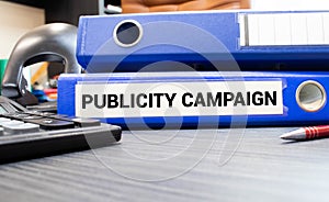 Publicity Campaign. The meeting at the white office table