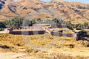 Puca Pucara, Ancient Inca fortress, Cuzco, Peru