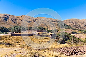 Puca Pucara, Ancient Inca fortress, Cuzco, Peru. photo