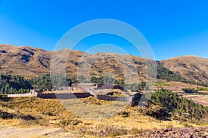 Puca Pucara, Ancient Inca fortress, Peru. South America photo