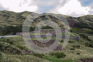 Puca Pucara archaeological complex.