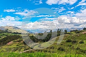 Puca Pucara, ruins of ancient Inca fortress in Cusco, Peru photo