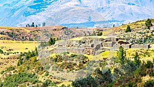 Puca Pucara ruins near Cuzco City, Peru