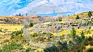 Puca Pucara ruins near Cuzco City, Peru photo