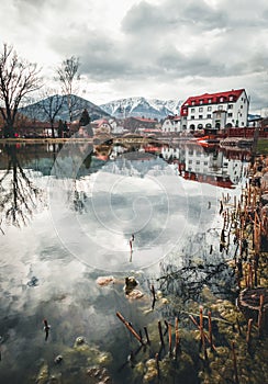 Puchberg at the Schneeberg mountain in austria