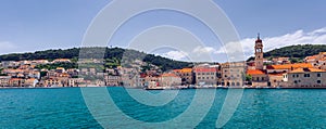 Pucisca is small town on Island of Brac, popular touristic destination on Adriatic sea, Croatia. Pucisca town Island of Brac.