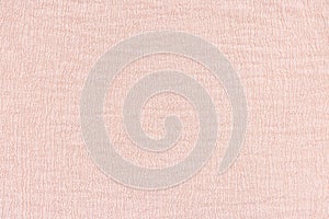 Puckered texture pink fabric. Abstract background