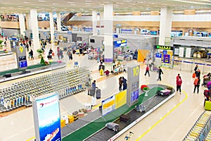 Pudong Airport baggage claim hall