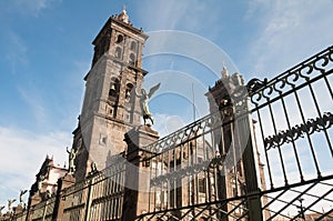 Puebla cathedral, Mexico