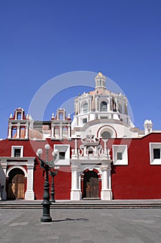 Santo domingo church in puebla city, mexico photo