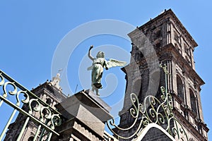 Puebla City Buildings in Mexico photo