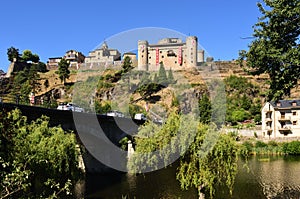 view of Puebla de Sanabria, Zamora province, Castilla-Leon, Spain photo