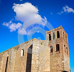 Puebla de Sancho Perez church in Extremadura photo