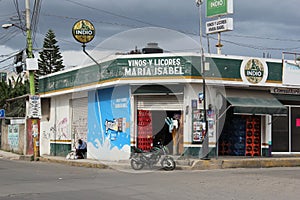 Puebla, Mexico Corner Store