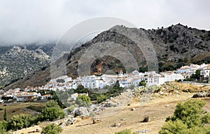 Pueblo blanco Benaocaz in Andalusia, Spain
