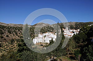 Pueblo blanco, Parauta, Spain. photo