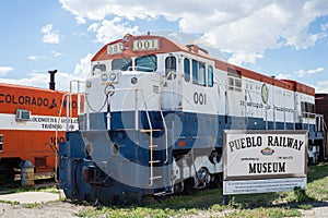 Pueblo colorado railway museum train