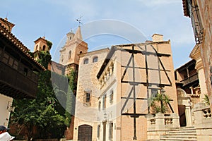 Pueblo Espanol from inside photo