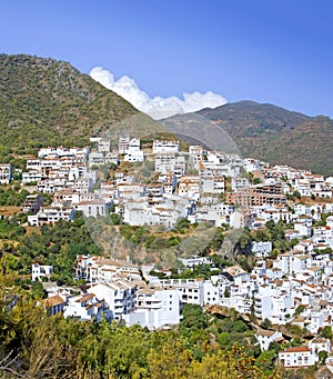 Pueblo town of Ojen near Marbella in Spain photo