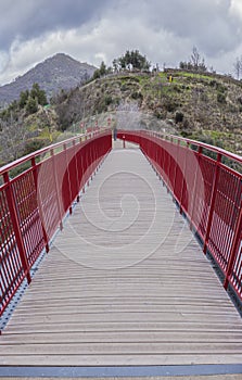 Puente de Hierro Green-Way, Hervas, Extremadura, Spain photo