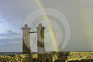 Puente de las Bolas, Arrecife. photo