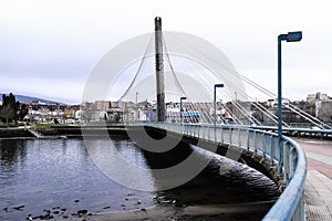 Puente de los Tirantes in Pontevedra, Galicia Spain photo