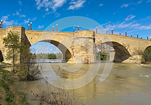 Puente de Piedra Bridge in Zaragoza