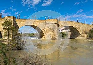 Puente de Piedra Bridge in Zaragoza photo