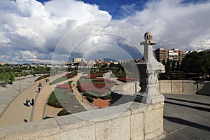 Puente de Toledo, Parque de la Arganzuela, Madrid, Spain photo