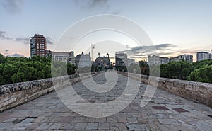 Puente del Mar Sea Bridge in Valencia, Spain, built in 1598