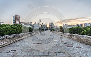 Puente del Mar Sea Bridge in Valencia, Spain, built in 1598