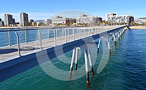 Puente del Petroleo in Badalona Barcelona photo