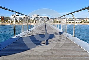 Puente del Petroleo in Badalona Barcelona photo