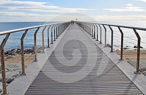 Puente del Petroleo; in Badalona Barcelona photo