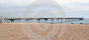 Puente del Petroleo in Badalona Barcelona photo