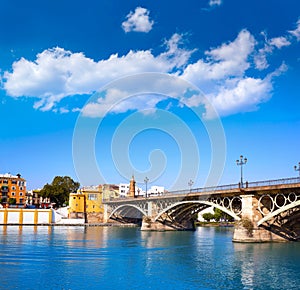 Puente Isabel II bridge in Triana Seville Andalusia photo