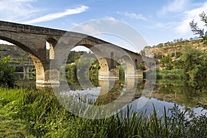 Puente la Reina bridge , Navarre