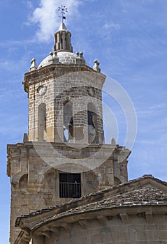 Puente La Reina, Navarre, Spain. Way of St. James pilgrimage route