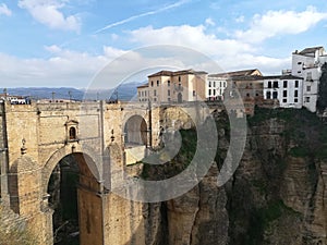 Puente Nuevo arch bridge in Ronda, Spain