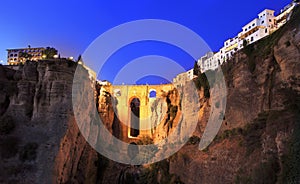 Puente Nuevo Bridge over the Tajo Gorge in Ronda photo