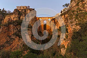 The Puente Nuevo bridge in Ronda, Andalusia, Spain