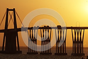 Puente sobre el lago de Maracaibo photo