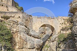 Puente Viejo bridge in Ronda, Spain photo